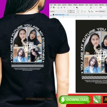 Mentahan Desain Kaos Aesthetic